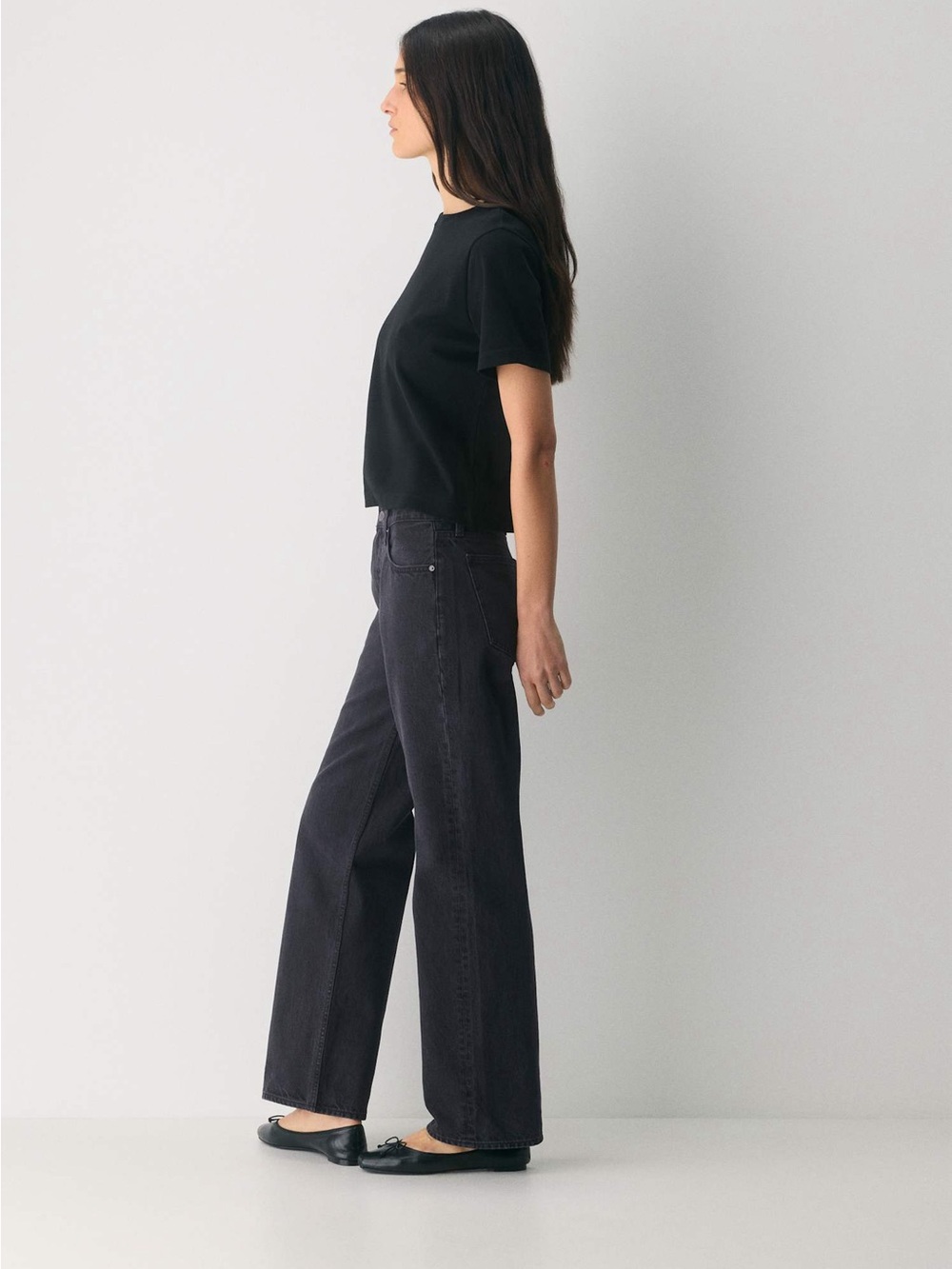 Aritzia Denim Forum The ’90s Iggy Low Rise Baggy Jeans 28 Stained - Picture 4 of 13